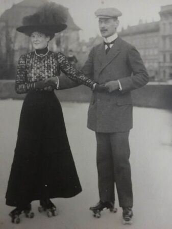Rollschuhlauf am Wiener Eislauf-Verein 1910